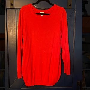 Isabel Maternity Sweater - 2XL - Red